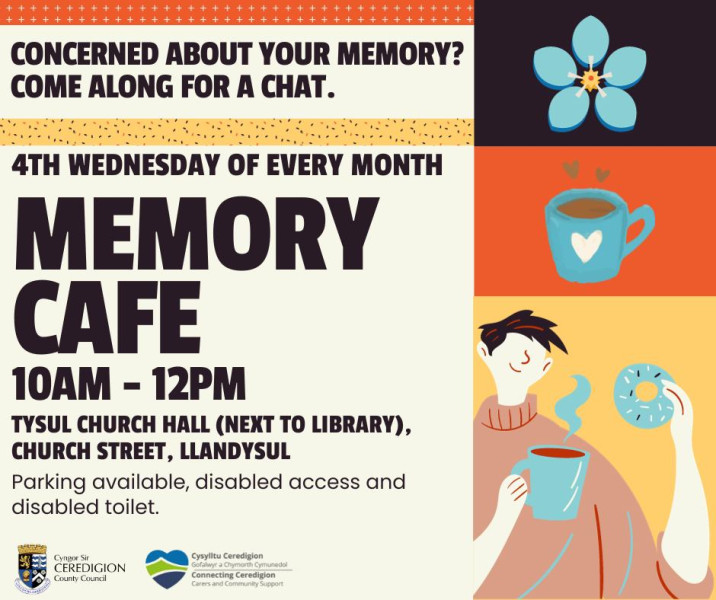 Memory Café Llandysul - 4th Wednesday of Month