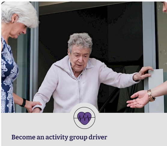 Volunteer Driver - St Clears - Do you have a spare 2 hrs. a month to help an older person?