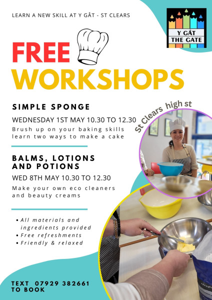 FREE WORKSHOP - BALMS, Lotions & Potions